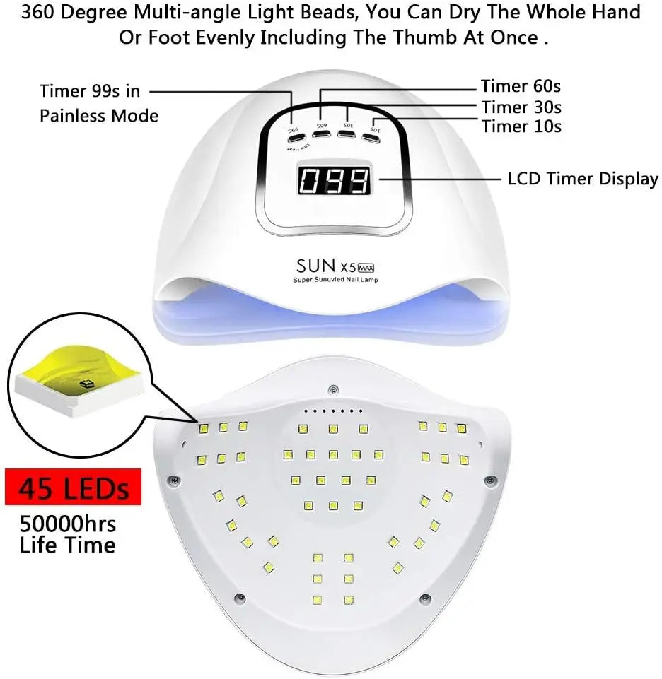 YIKOOLIN UV LED Nail Lamp